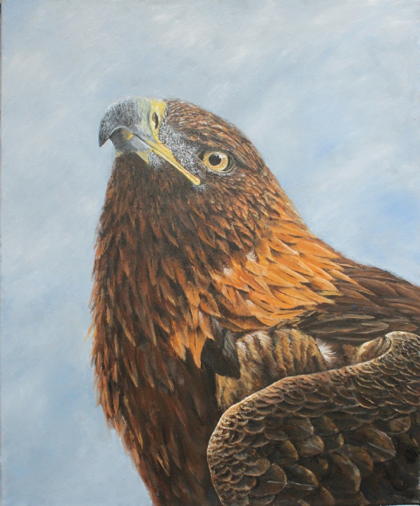 Golden_eagle_original_painting_by_ian_griffiths