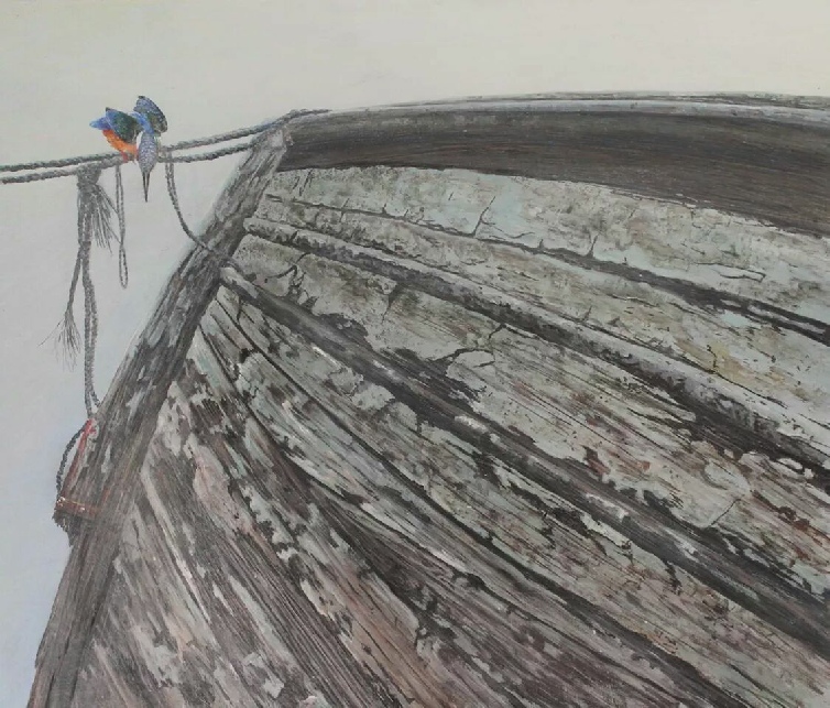 original_painting_of_a_kingfisher_on_the_river_ian_griffiths